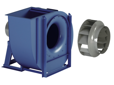 Round flange for the fan inlet. | Formula Air